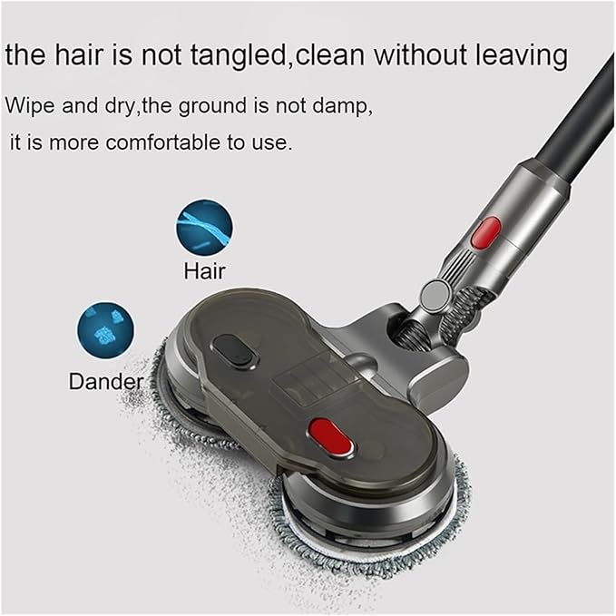Electric Wet Dry Mop Head Brush Head Compatible with Dyson V8 V7 V10 V11 Vacuum Cleaner Replaceable Parts with Water Tank Accessories (Color : V7 V8 V10 V11)