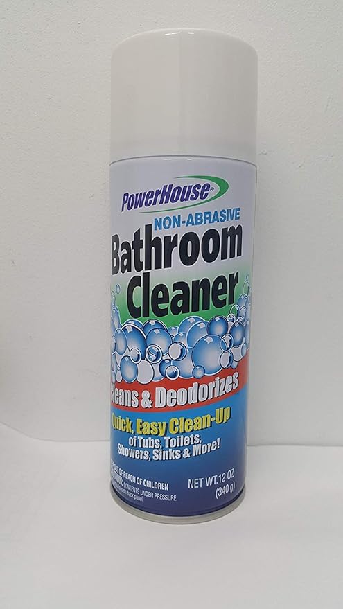 Powerhouse 91092-8c Non-abrasive Bathroom Cleaner 13 Oz Aerosol (Pack of 12)