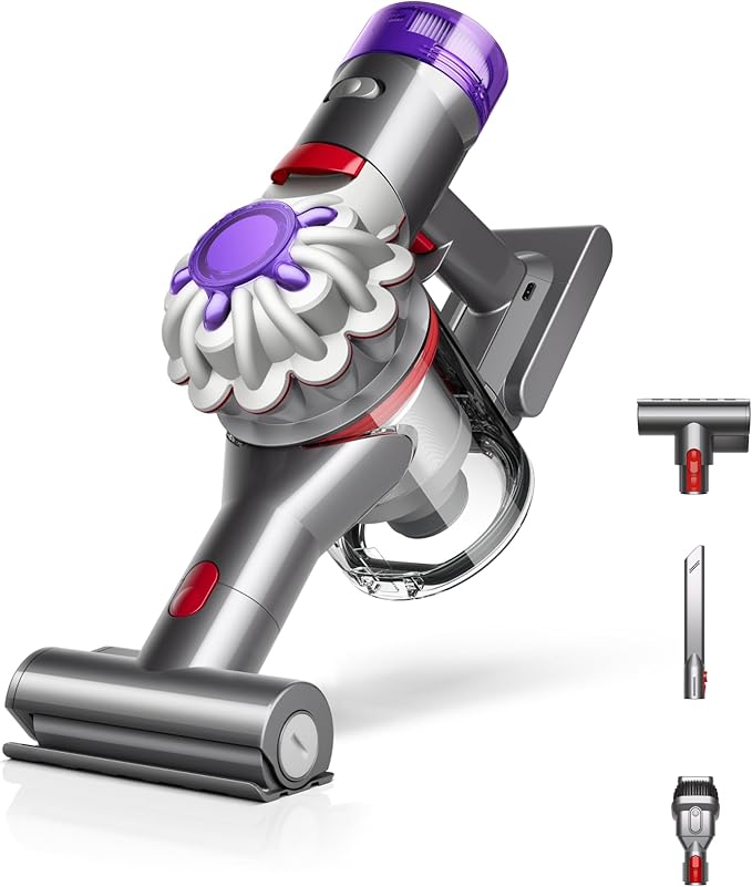 Dyson Car+Boat Handheld Vacuum Cordless and Lightweight Cleans Hard Surfaces and Upholstery 115AW 2 Power Modes Up to 50 Minutes²