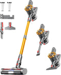 Cordless Vacuum Cleaner 550W/45Kpa Vacuum Cleaners for Home with LED Display 8 in 1 Lightweight Stick Vacuum with 60Min Runtime Anti-tangle Wall Mount Charging for HardFloor/Carpet/Pet Hair