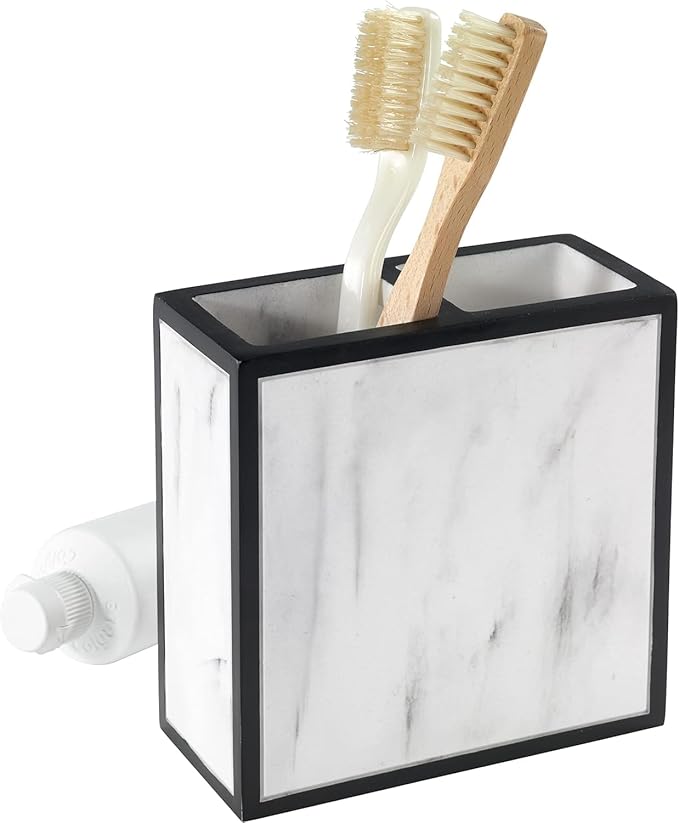 Avanti Linens - 4pc Accessory Set Guest Bathroom Essentials Modern Home Decor (Jasper Collection)