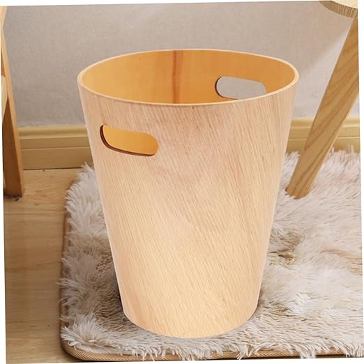PRETYZOOM Desktop Trash Can Stylish and Wastebasket for Office Bathroom Bedroom Minimalist Design for Tabletop Use