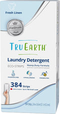 Tru Earth Platinum - Heavy Duty Laundry Detergent Sheets - Up to 768 Loads (384 Count Fresh Linen Scent - Ultra-Concentrated - Eco-Friendly Laundry Sheets