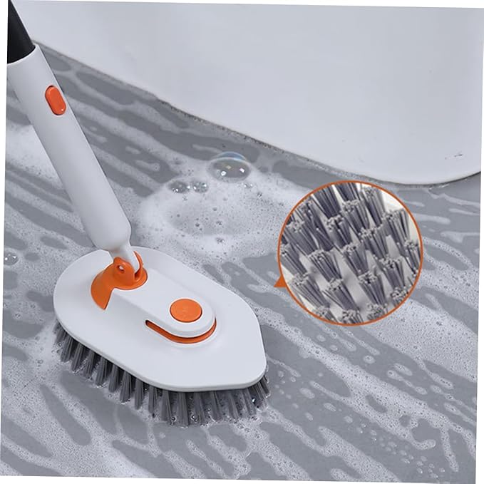 PartyKindom 2sets Bathroom Cleaner Grout Brush Tile Tub Window Cleaning Scrubber Floor Scrubber