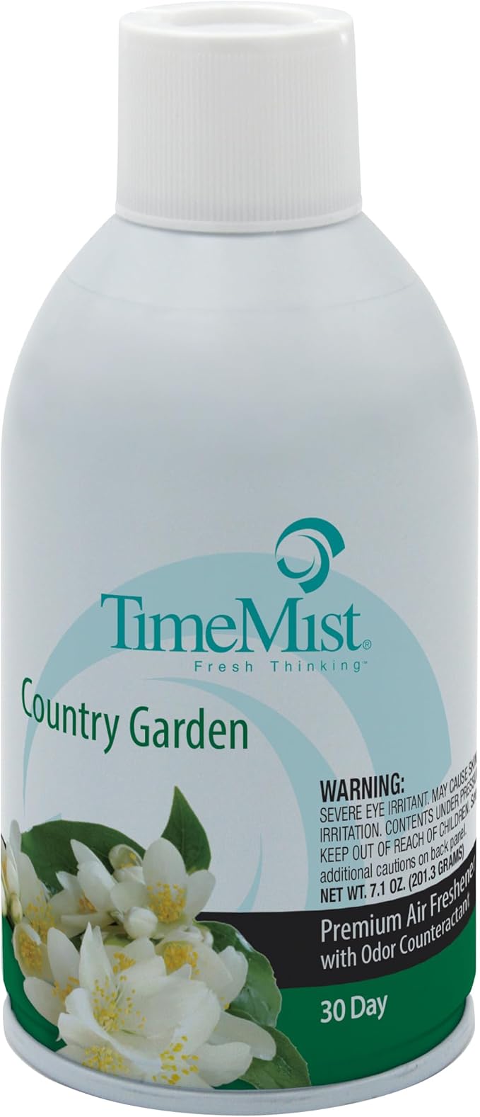 TimeMist Premium Metered Air Freshener Refills - Country Garden - 7.1 oz (Case of 12) - 1042786 - Lasts Up To 30 Days and Neutralizes Tough Unwanted Odors