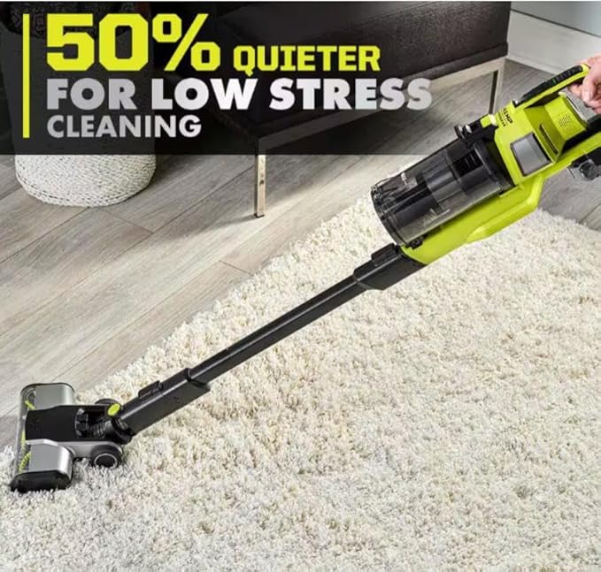 PBLSV716K-PCL705B Fits For RYOBI HP 18V Cordless Pet Stick Vacuum Cleaner Kit w/Battery Charger &amp Cordless Multi-Surface Handheld Vacuum