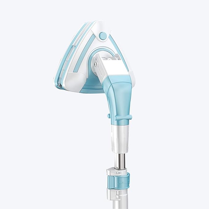 Window Cleaner Wipers Magnetic Window Cleaner Wiper Brush Double-Sided Useful Glass Surface Cleaning Tools/Squeegee Washing Kit Equipment with Telescopic Rod 97~152Cm