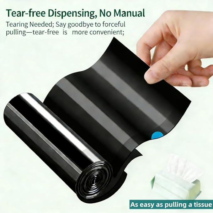 15-18 Gallon Trash Bags Drawstring1.2 MilUltra Large Trash Can Liners Heavy Duty Strong for Home Kitchen Office Lawn Commercial.(120 Count)