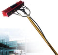 Extendable Window Cleaning Kit with Water Fed Telescopic Brush - Solar Panel Cleaning Equipment for Conservatory Roofs Outdoor Glass &amp High Windows - Efficient &amp Easy Use