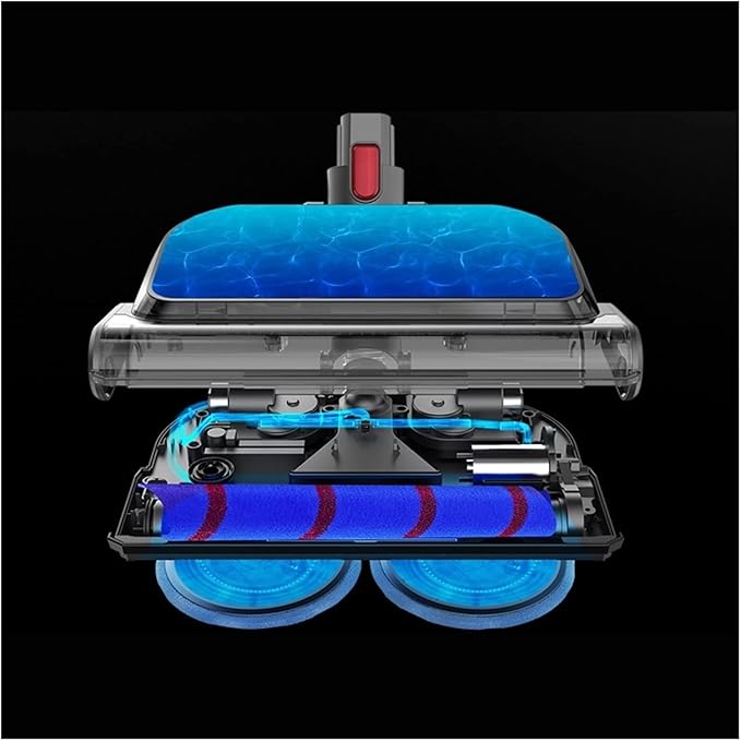 Compatible with Dyson Vacuum Cleaner Electric Cleaning Mop Head Accessories V7V8V10V11 Wet and Dry Brush Head