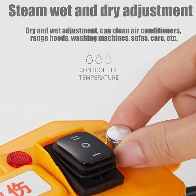 Household Electric Steam Cleaner 2600W Portable Handheld Steamer Car Kitchen Brush Cleaning Machine