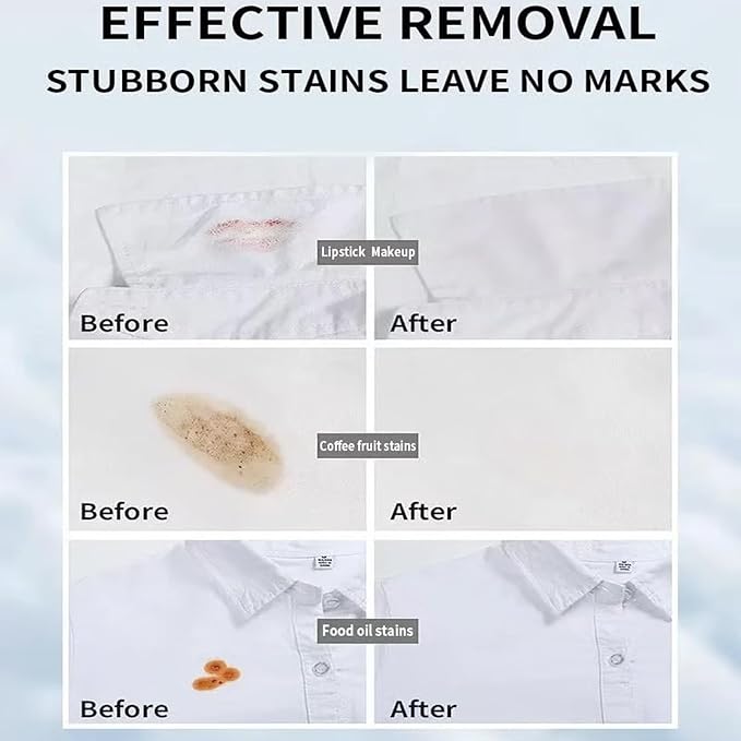 Clothing Emulsifier Non-Ionic Laundry Pre-Treatment - Your Go-To Laundry Cleaner 10 Fl Oz Powerful Fabric Stain Remover Dry-Clean Spray Cleaner Decontamination For Grease Oil and Food (3Pc)