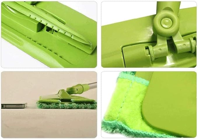 Microfiber Hardwood Floor Mop Washable and Reusable Flat Mops Cloths Pads for Wet or Dry Cleaning