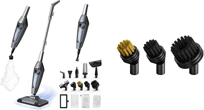SENMO Steam Mop with Extra Cleaning Brushes*3