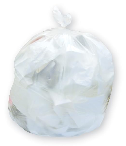 Heritage Z4824RNR01 HDPE 10 Gallon Can Liner 0.23-Mil Star Seal 24-Inch by 24-Inch Natural (Case of 1000)