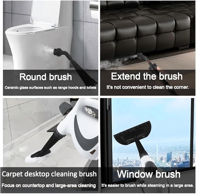 Multifunctional High-Pressure Steam Cleaner Car Wash and Home Cleaning Multiple Attachments Included
