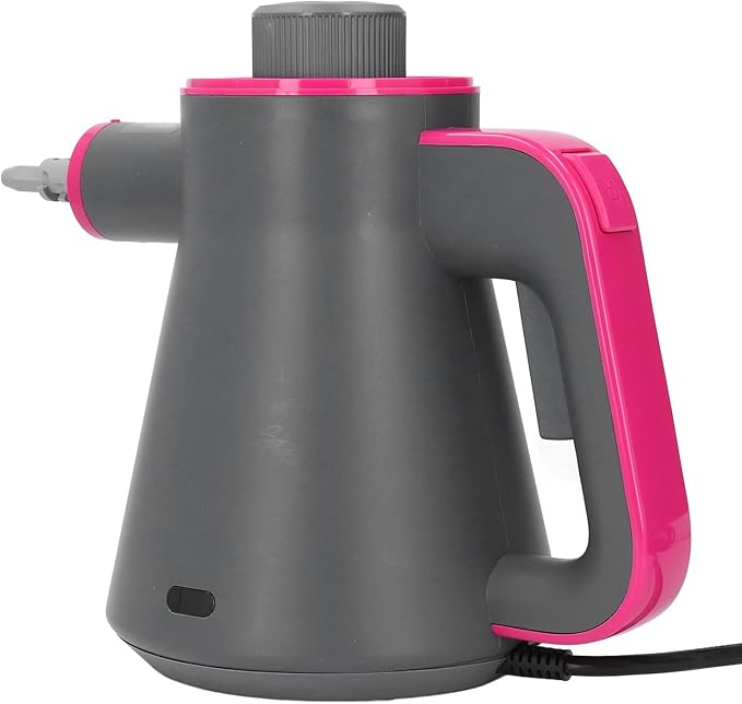 Handheld Steam Cleaner 1000W Multipurpose Steam Cleaner for Home Car Bathroom Grease with Accessories and Safety Valve (US Plug 110v)