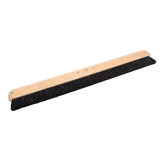MARSHALLTOWN 36 Inch Wood Backed Concrete Broom Horsehair Bristles Made in The USA 6598