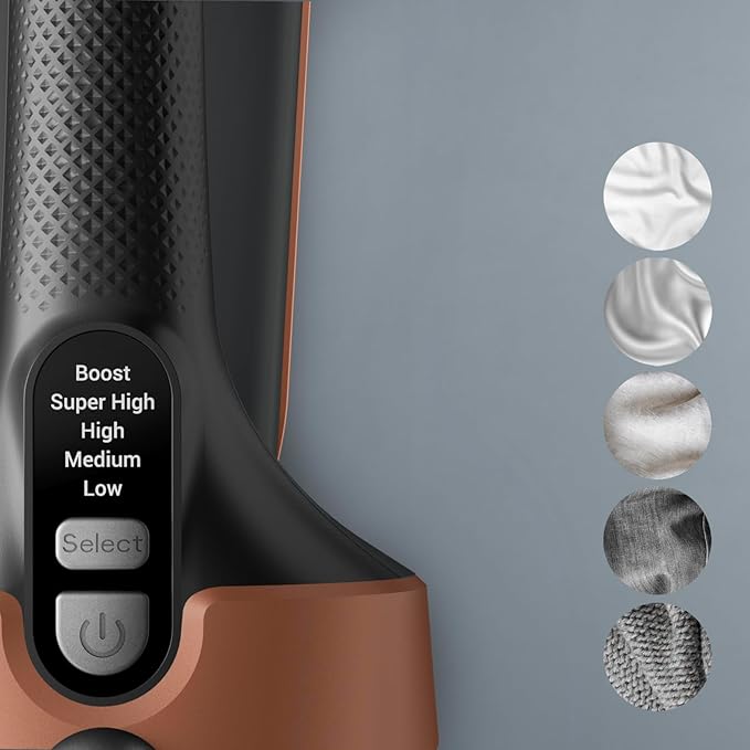 Rowenta Iron Steamer for Clothes 3in1 Hand Held Steamers Clothing Steamer Ironing Lint Remover 7.1 Oz Tank 1875 Watts Auto-Off Black &amp Copper DR8855