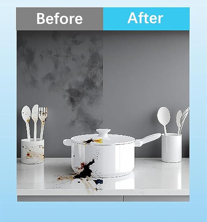 Multi-Surface Rinse-Free Cleaning Cream Household Grime Remover for Kitchen &amp Bathroom Works on Tile Shower Door and Stainless Steel (1pcs)