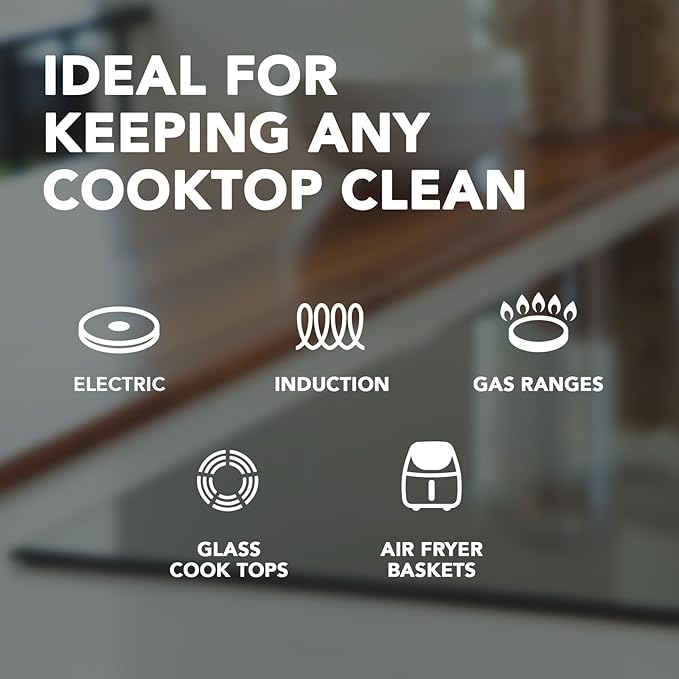 Weiman Glass &amp Ceramic Cooktop Stove Top &amp Oven Cleaner Kit – Kitchen Cleaner Cream 3 Scrubbing Pads &amp Scraper for Burnt-On Food &amp Grease Clean Shine - Safe for Induction Electric