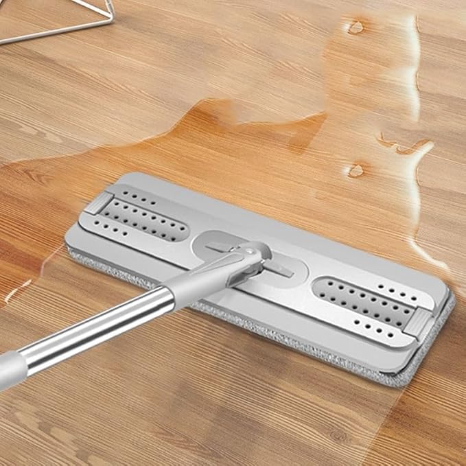 Hand Free Mop Household Dual-Purpose Dry and Wet Flat Bucket Mopping The Floor