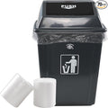 Pekky 18 Gallon Large Garbage Trash Bags Clear Yard Waste Bags 70 Counts