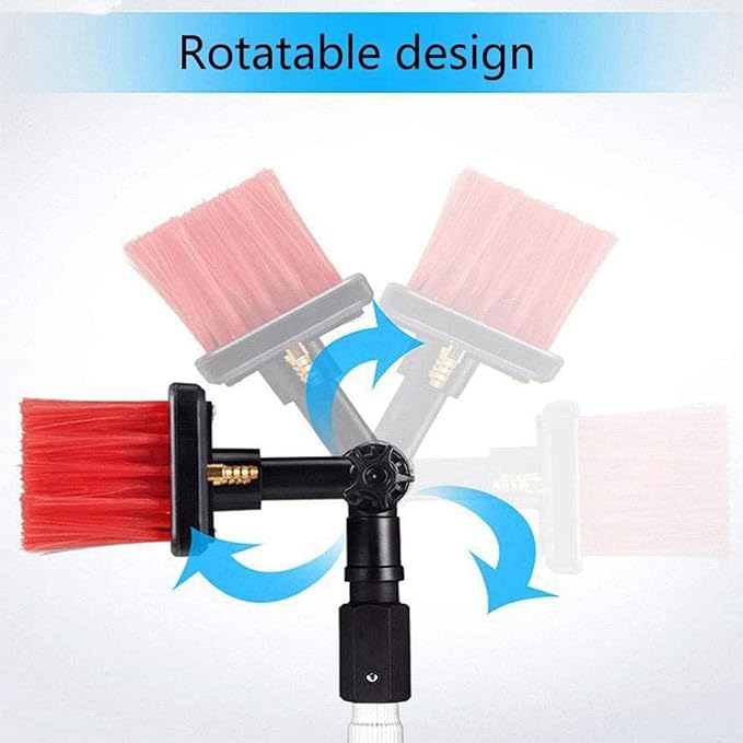 30ft Window Cleaning Pole Water Fed Telescopic Brush Extendable Cleaner Conservatory Roof(Size:7M)
