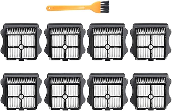 Compatible with TINECO Floor One S3 / IFloor 3 Roller Brush Hepa Filte Accessories Cordless Wet Dry Floor Washer Handheld Vacuum Spare Part (Color : 9PCS)