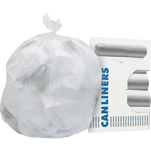 Heritage High-Density 40-45 Gallon Can Liners 40 x 48 16 Micron 250-PK