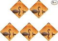 5PCS Car Air Freshener Hanging Personalized Double Sided Swan Cygnets Car Fresheners Long Lasting New Cars Scents Cute Automotive Freshies for Closets Drawers (tea)