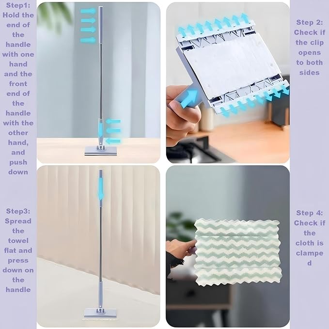 Snap Grip Mini Mop Zero Touch Mini Mops