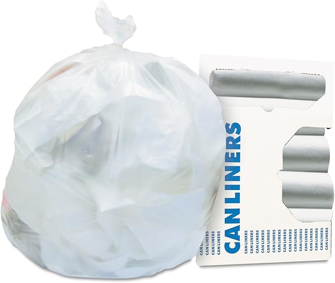 Heritage Z4833RNR01 High-Density Coreless Can Liners 12-16gal 6 mic 24 x 33 Natural 1000/Carton