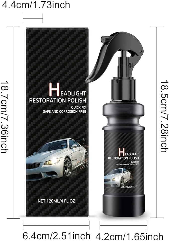 BTDECLAR Innovative Headlight Repair Polish Car Headlight Repair Fluid Car Headlight Cleaner (3)