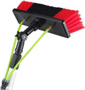 3-12m Window Cleaning Pole Window Cleaner Kit Water/Hose Fed Pole Window Cleaning Brush Equipment Cleaning Photovoltaic and Solar Panels6m Rod-30cm Brush Head
