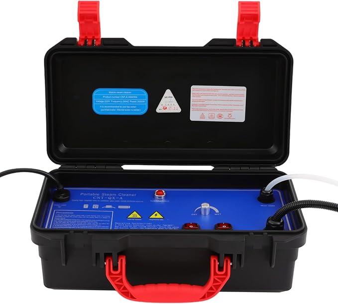 Handheld Steam Cleaner Commercial High Pressure Steam Cleaner Electric Steam Cleaning Machine 110V 1700W 3-5Bar for Car Floor Furniture Kitchen Bathroom