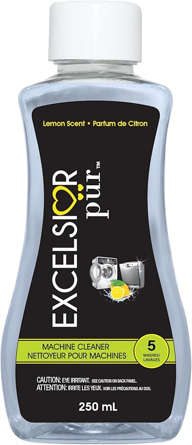 Excelsior Pür Ultimate Starter Kit 7.5X Concentrated Laundry Detergent (79 Loads) Enzyme Stain Remover Washer Cleaner Stainless Steel Washer Hoses Water Leak Detector Fresh Scent