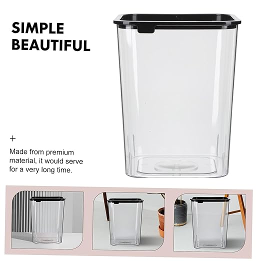 Decorative Trash Bin Lightweight Waste Paper Basket for Bedroom and Office Wastebasket for Indoor Use Modern and Stylish Design