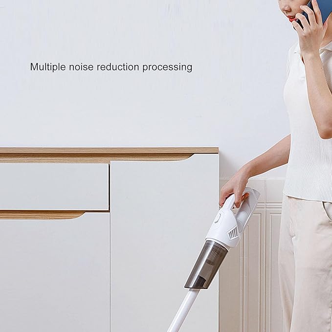 Home Lightweight Stick Vacuum Cleaner Powerful Suction Cordless Multi Surfaces Lightweight 2 in 1 Handheld Vacuum White Stick Lightweight Vacuum