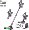 Cordless Vacuum CleanerVacuum Cleaner for Home with Brushless MotorLightweight Stick Vacuum with Self-Standing and Touch ScreenHardwood Floor Vacuum for Pet HairCarpetsTile(Purple)