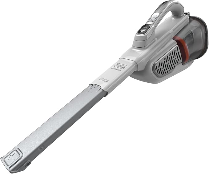 BLACK+DECKER Dust Buster Hand Held Vacuum Cordless Rechargeable Portable Vacuum for Car Extended Runtime Powerful Suction Extra Long Crevice Tool AdvancedClean+ (HHVK320J10)
