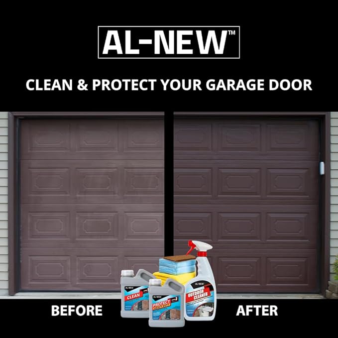 AL-NEW Garage Door Restoration System | Easily Clean Restore &amp Protect Your Garage Door