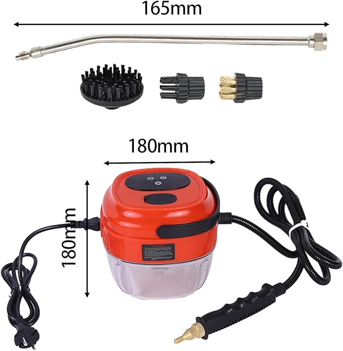 Handheld Cleaner with 6-Level Adjustment and 1500ml Water Tank High Temperature Cleaning Machine for Car Gaskets