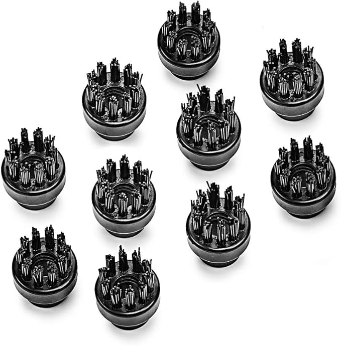 Dupray Small Nylon Brushes - Hard-to-Reach Places and Precision Cleaning Accessories for Dupray Steam Cleaners Pack of 10