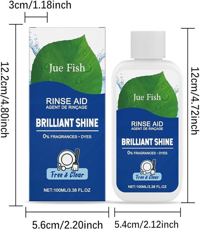 Dishwasher Cleaner - Removes Stains &amp Limescale Shines Dishes Prevents Residue Fits Multiple Models(3PCS)