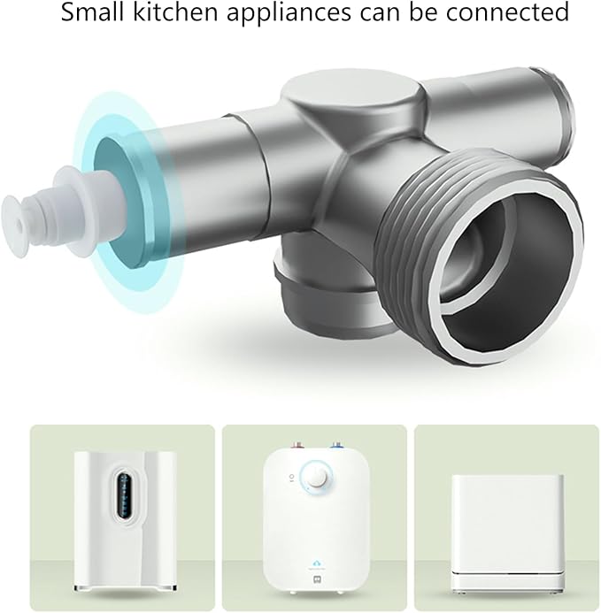 Portable Space Saving Kitchen Sink Drain Set Featuring Clear Backflow Preventer and Flexible Pipe Designs