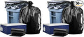 Plasticplace 64-65 Gallon Black Trash BagsHeavy Duty Toter Can LinersTear &amp Leak-ProofIndustrial StrengthLarge Garbage Bags for Kitchen &amp Commercial Use 1.2 Mil50 x 60(Pack of 50)