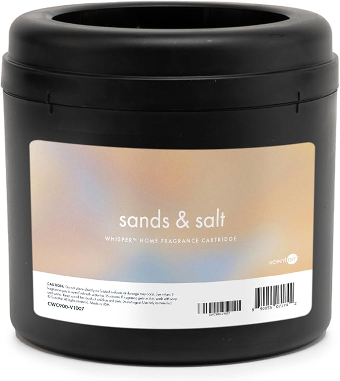 ScentAir Whisper Home Monthly Plug-in Refill Fragrance Cartridge for Home and Office Amazon Exclusive Sands &amp Salt