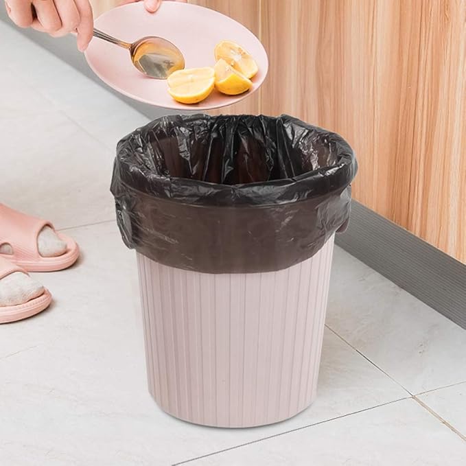 Saedy 8 gallon Kitchen Trash Bags Black Garbage Bags 200 Counts