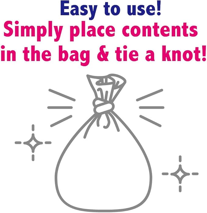 Home &amp Food Small Trash Bags[Size S Color White] (Pack of 2)